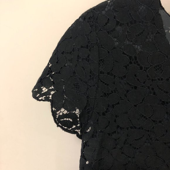 Aritzia Talula Betsey Lace Blouse Black XS - Picture 3 of 5